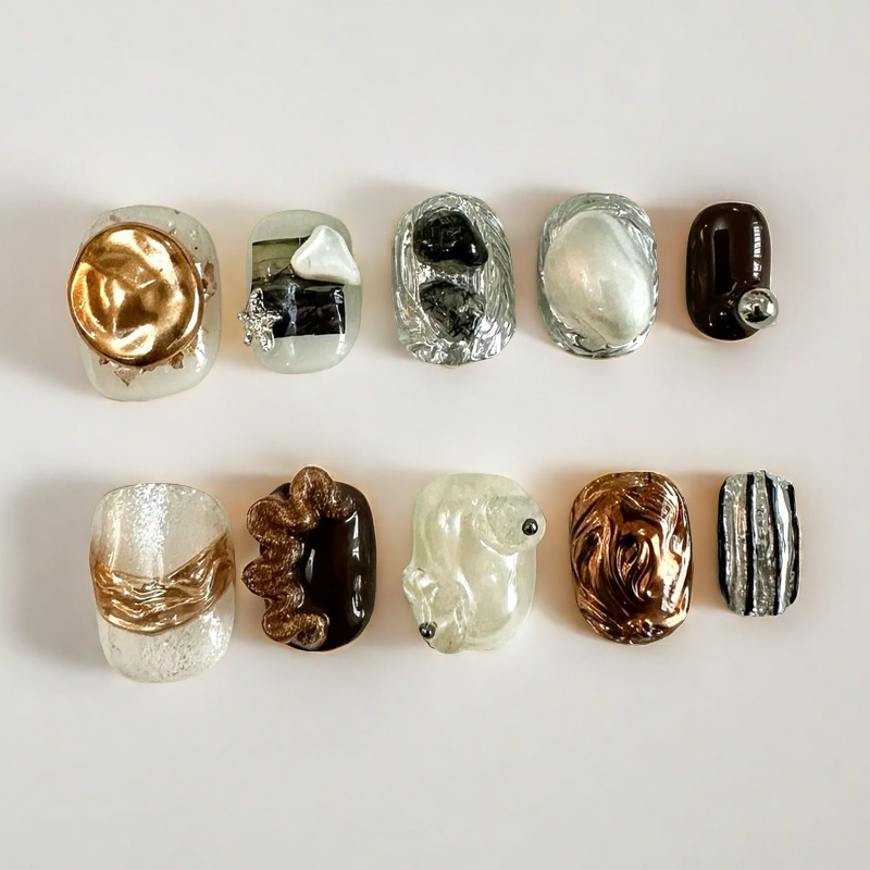 Artistic Relief Nail Art